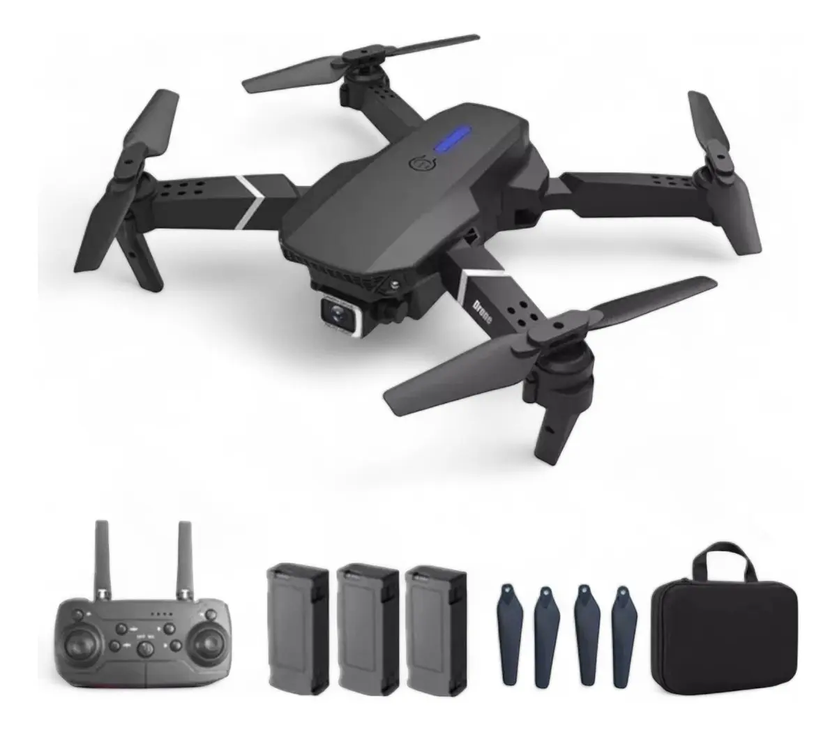 Drone infantil com câmera wifi cor preto Eagle 33 Pro 4u2buy - imagem 2